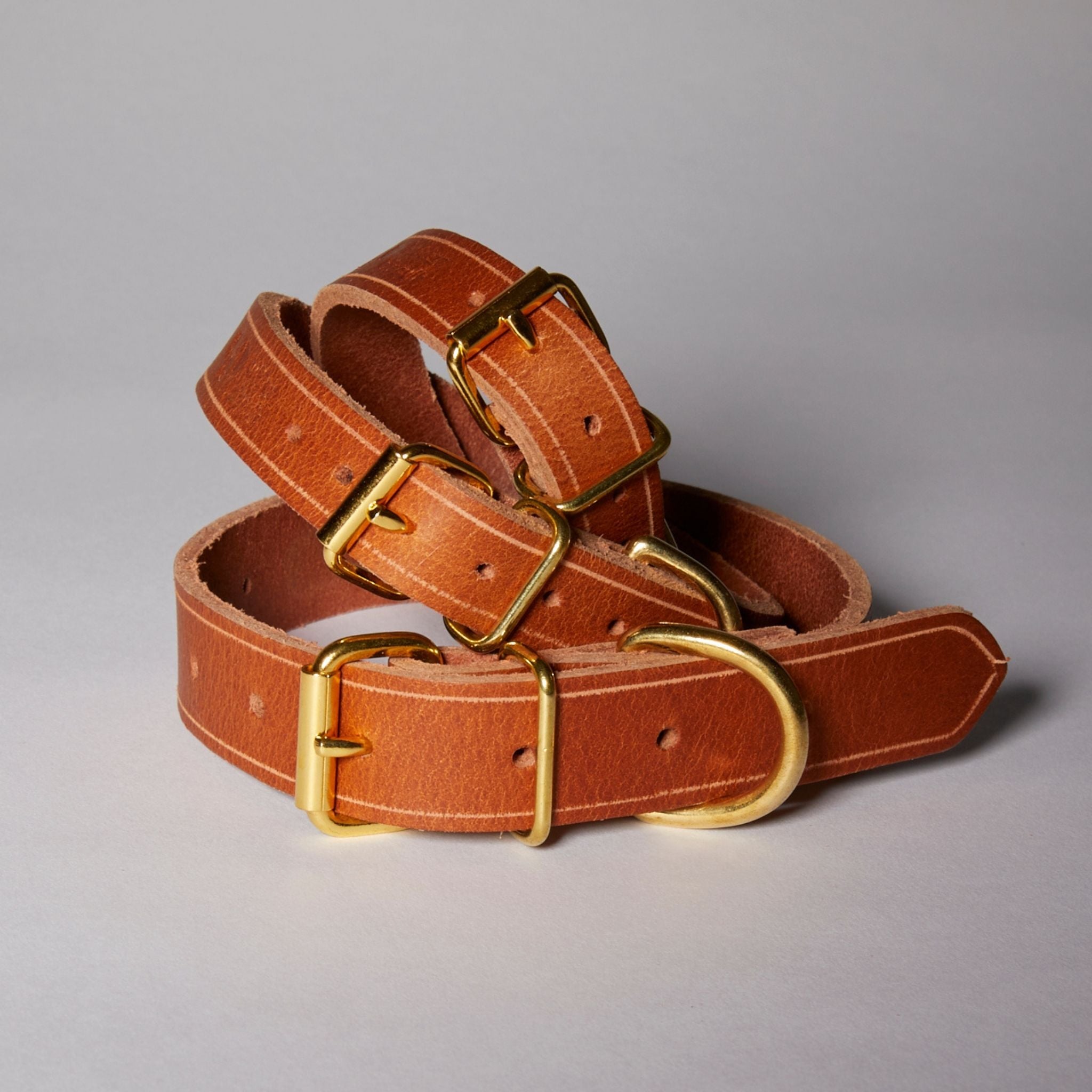 Buffalo leather hotsell dog collar