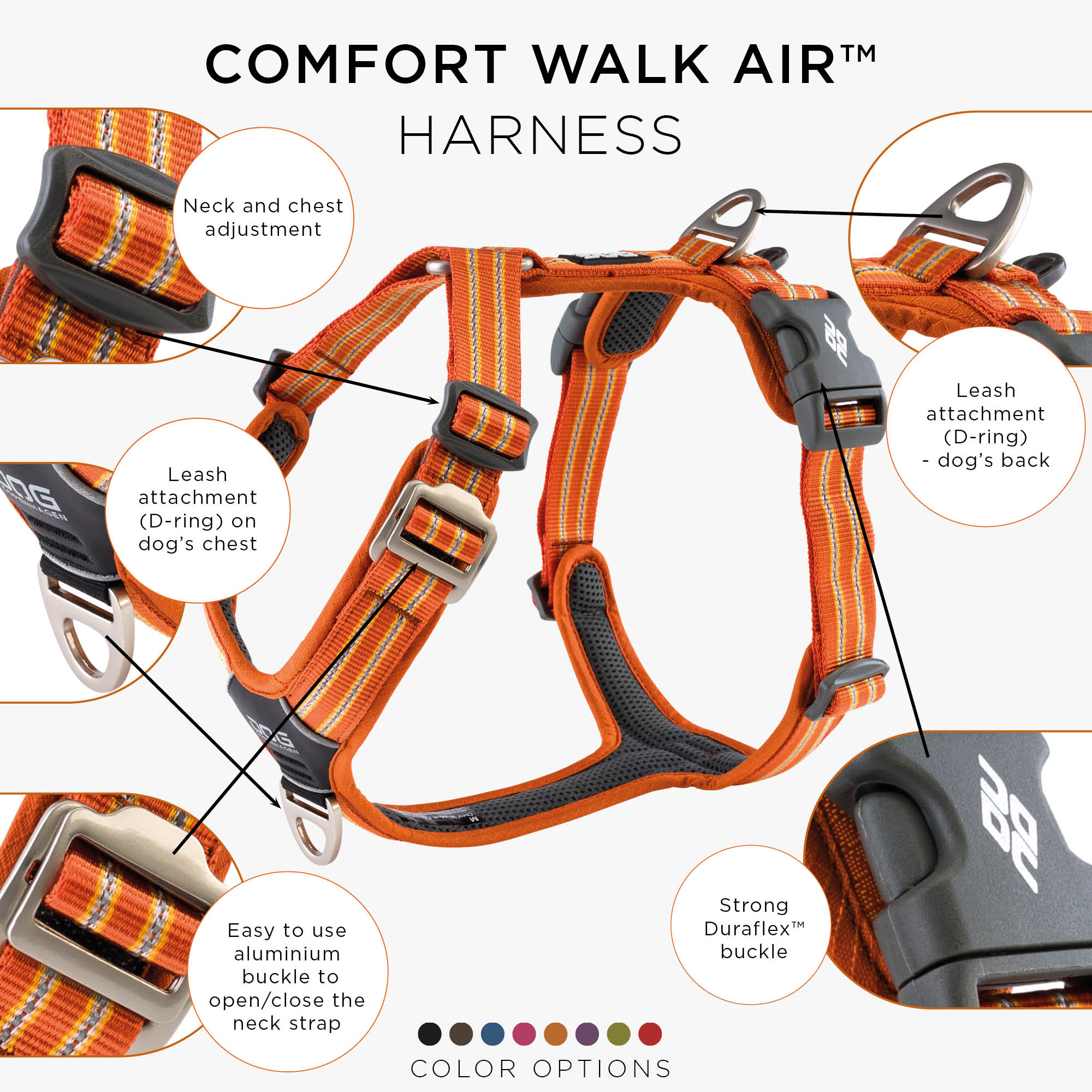 DOG Copenhagen Comfort Walk Air Harness – butter biscuit